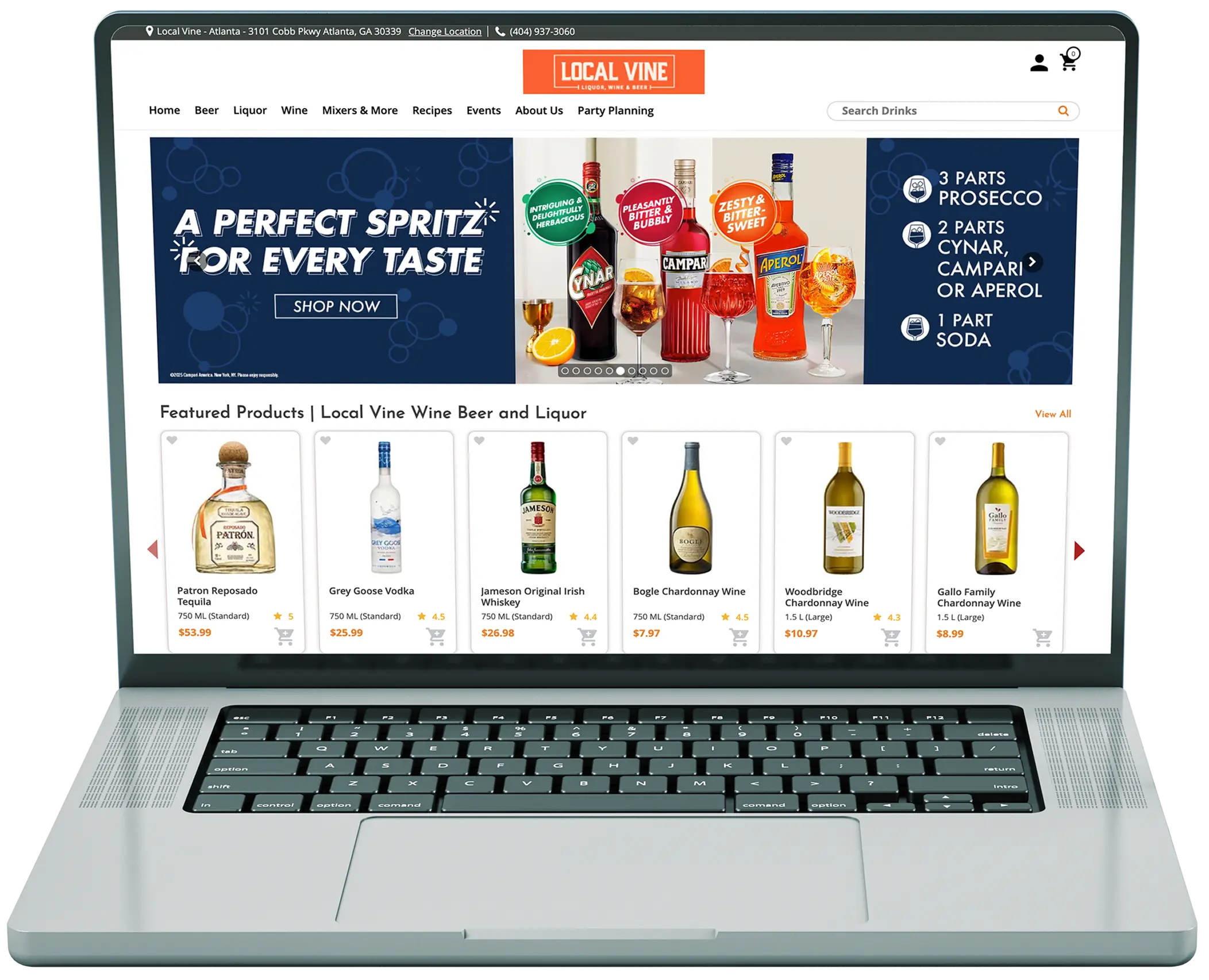 Bottlecapps website for retailers
