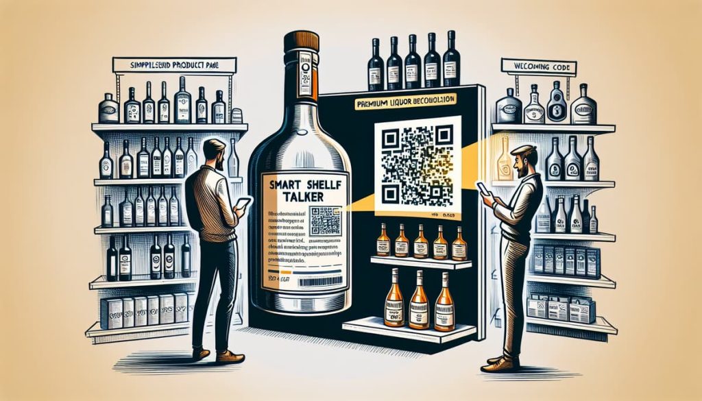 Smart Shelf Signage Using QR Code Alcohol Marketing Strategies