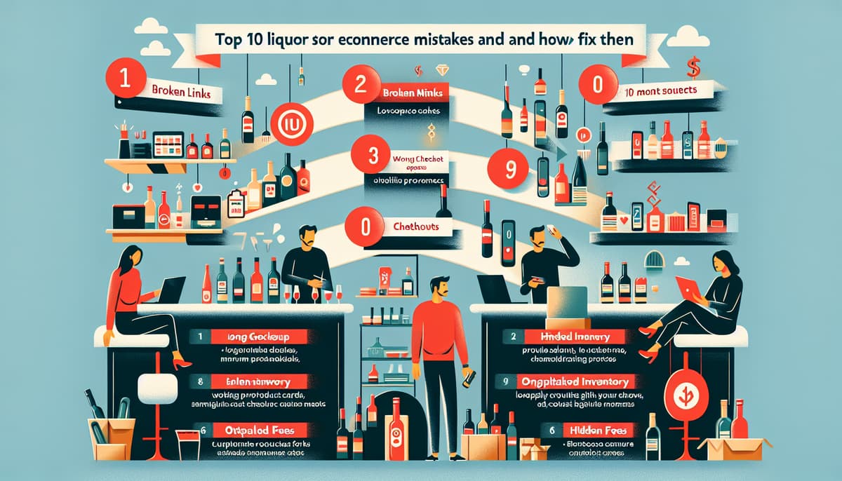 Top 10 Liquor Store Ecommerce Mistakes and How to Fix Them