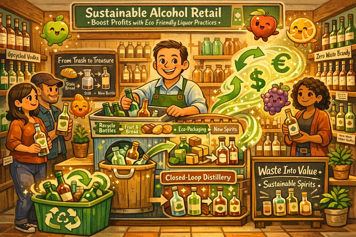 Sustainable Alcohol Retail Boost Profits with Eco Friendly Liquor Practices
