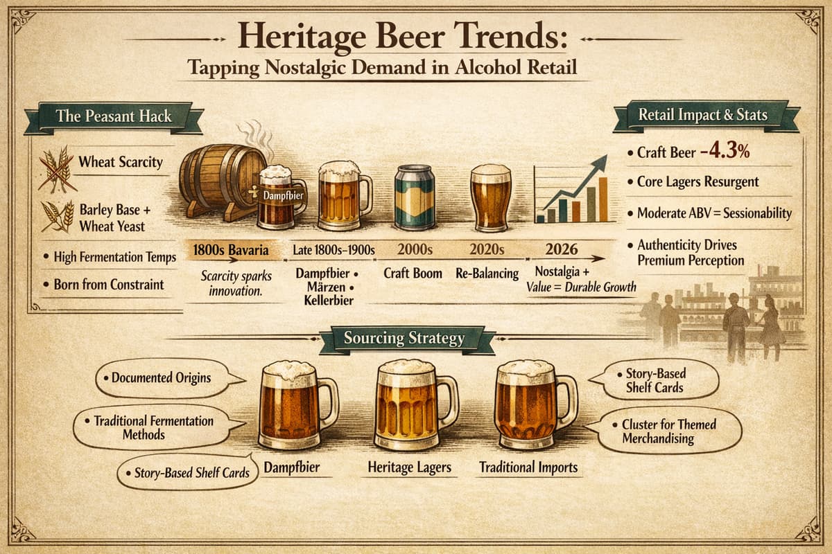 Heritage Beer Trends Tapping Nostalgic Demand in Alcohol Retail