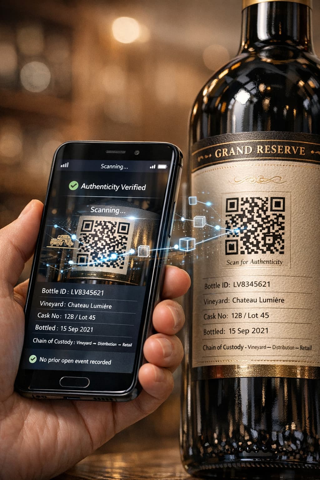 How Blockchain in Alcohol Protects Beverage Authenticity