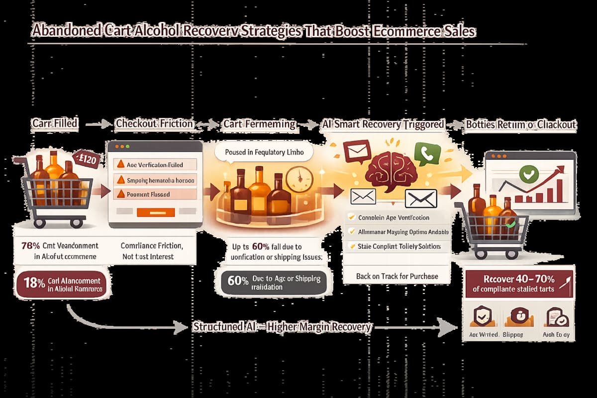 Abandoned Cart Alcohol Recovery Strategies That Boost Ecommerce Sales
