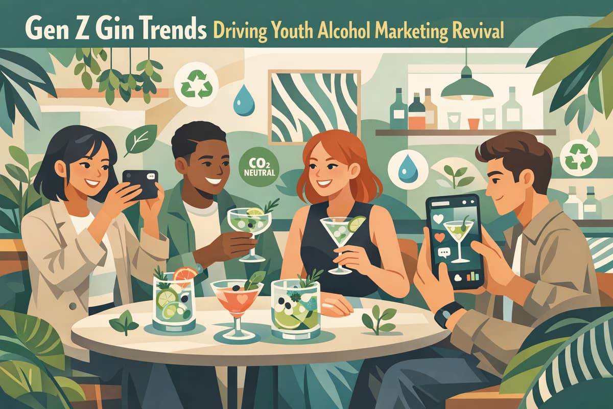 Gen Z Gin Trends Driving Youth Alcohol Marketing Revival