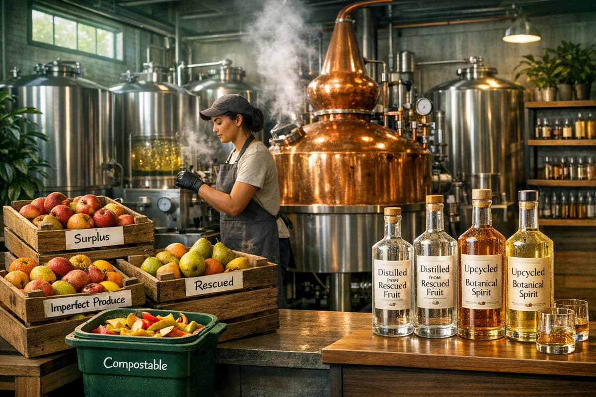 Waste based spirits driving sustainable innovation retail success